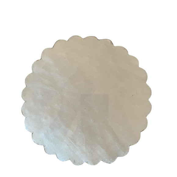 Tiramisu Beaded Placemat Charger 15in Black & White Candy Stripe NEW - Picture 8 of 10